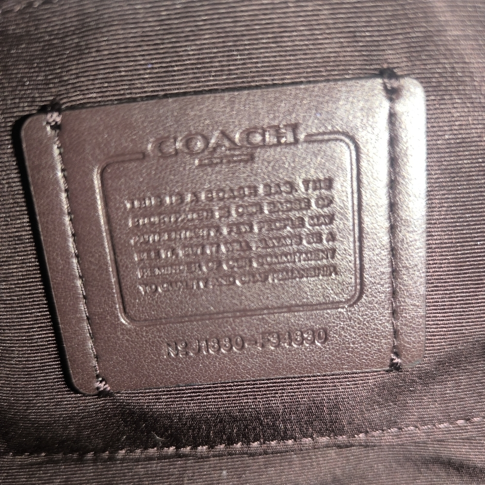 Coach Faye Mini Oxblood Leather Backpack - Picture 10 of 13
